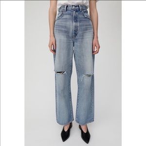 Moussy high waisted straight jeans